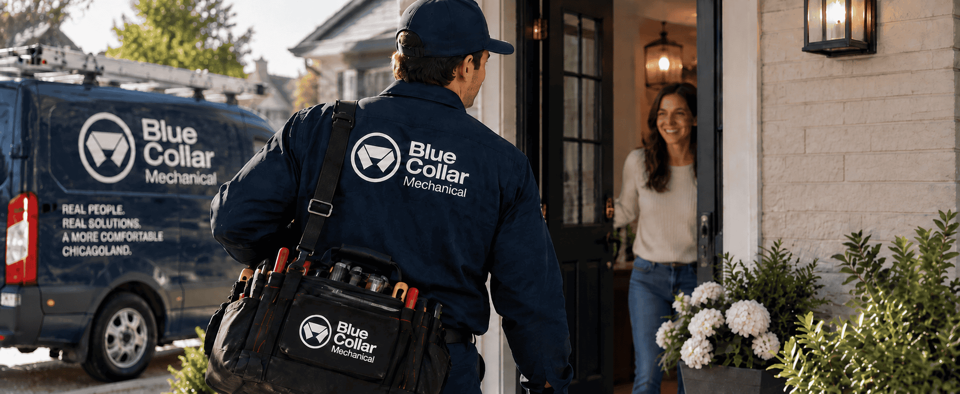 Blue Collar Mechanical trusted partner providing HVAC service